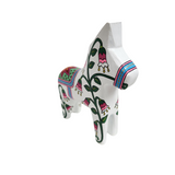 Handmade Swedish Dala Horse - Linnea Flowers