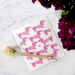 swedish dishcloth pink dax 