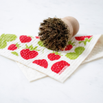 swedish dishcloth red strawberries by jangneus