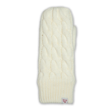 Dolli Knitted Mittens - White