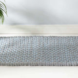 Wool Doormat - Blue / White
