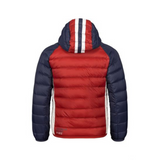 Ultra Light Down Jacket - Childrens - Unisex - Red, Blue, & White