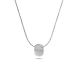 Amirillo Necklace S  Rhodium