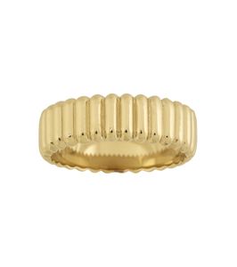 Chamfer Ring Gold