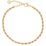 Rope Chain Bracelet Gold