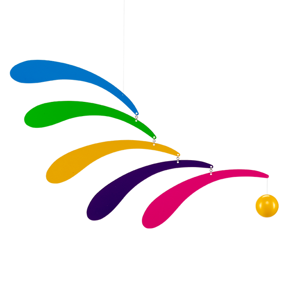 Flowing Rhythm Rainbow Mobile
