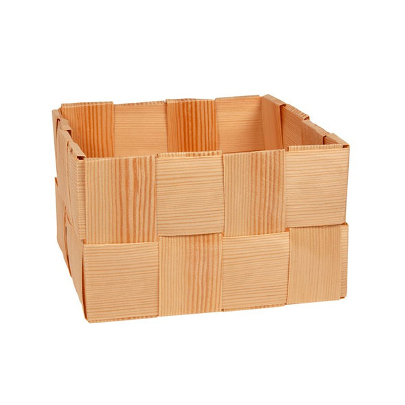 Square Handmade Pine Basket