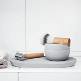 Concrete Oval Tray - Grey
