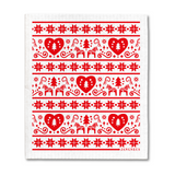 Amazing Swedish Dishcloth - Christmas Dalarna