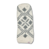 Kallio Knitted Mittens - White