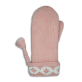Kangos Knitted Mittens - Pink