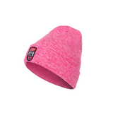 Logo Beanie - Pink Melange