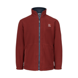 Mocca Fleece Jacket - Burgundy