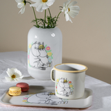 Moomin Enamel Mug - Flowers