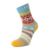 Multi Yellow Norwegian Socks Small