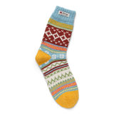 Multi Yellow Norwegian Socks Small