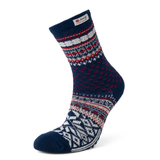 Norwegian Socks - Blue / White / Red