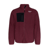 Pile Fleece Jacket - Burgundy