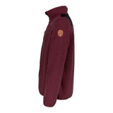 Pile Fleece Jacket - Burgundy
