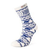 Polar Bear Socks - White / Blue