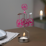 Rotating Candle Holder - Deer & Kid Pink