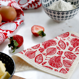 Amazing Swedish Dishcloth - Red Robins