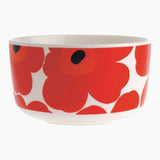 Unikko Bowl - White, Red, Blue