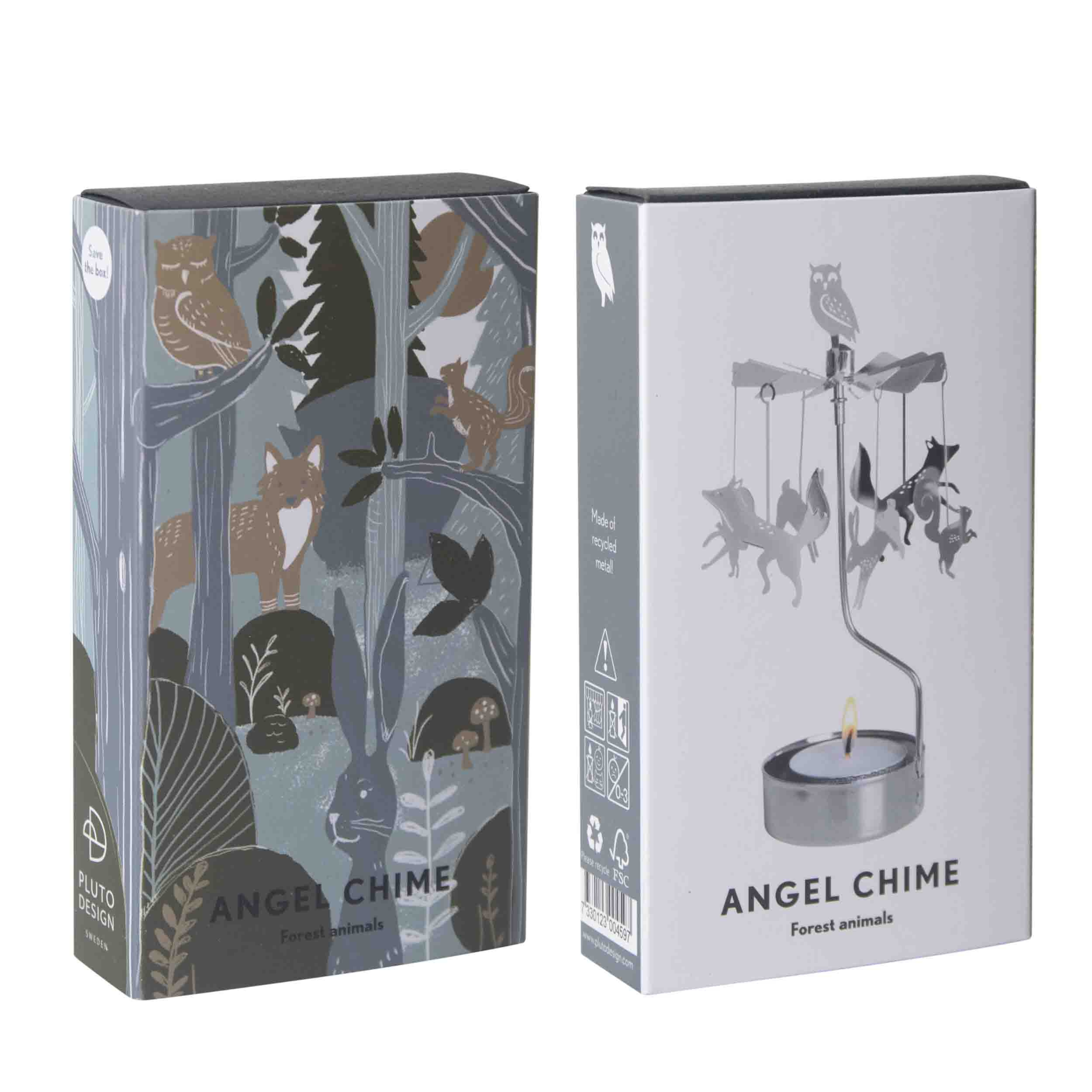 angel chime forest animals box