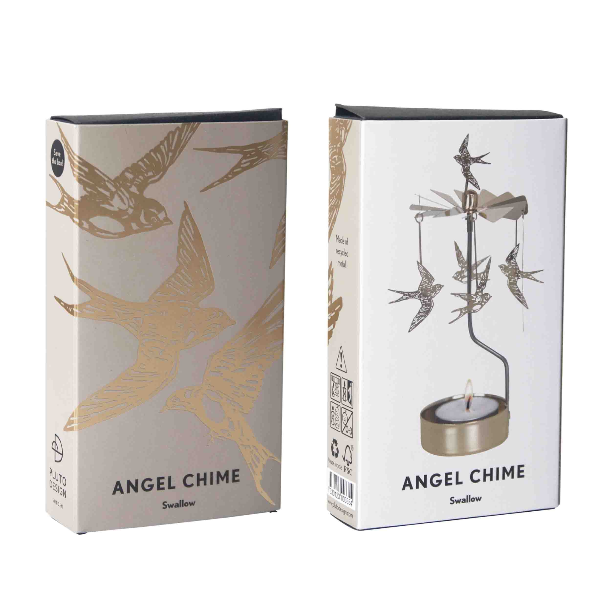 angel chime gold swallow