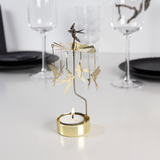 candle carousel gold swallow made in Sweden