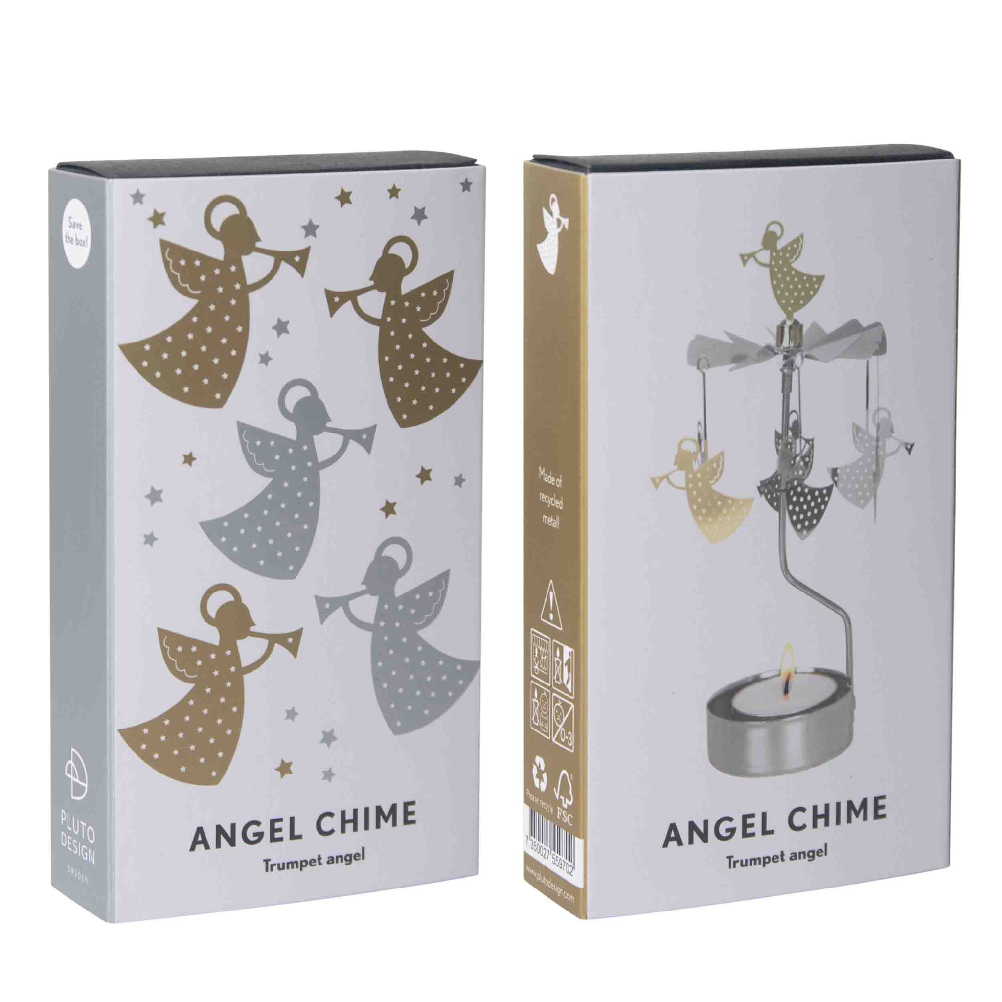 Rotating Candle Holder - Trumpet Angels – Scandinavian North Rotating Candle Holder - Trumpet Angels – Scandinavian North