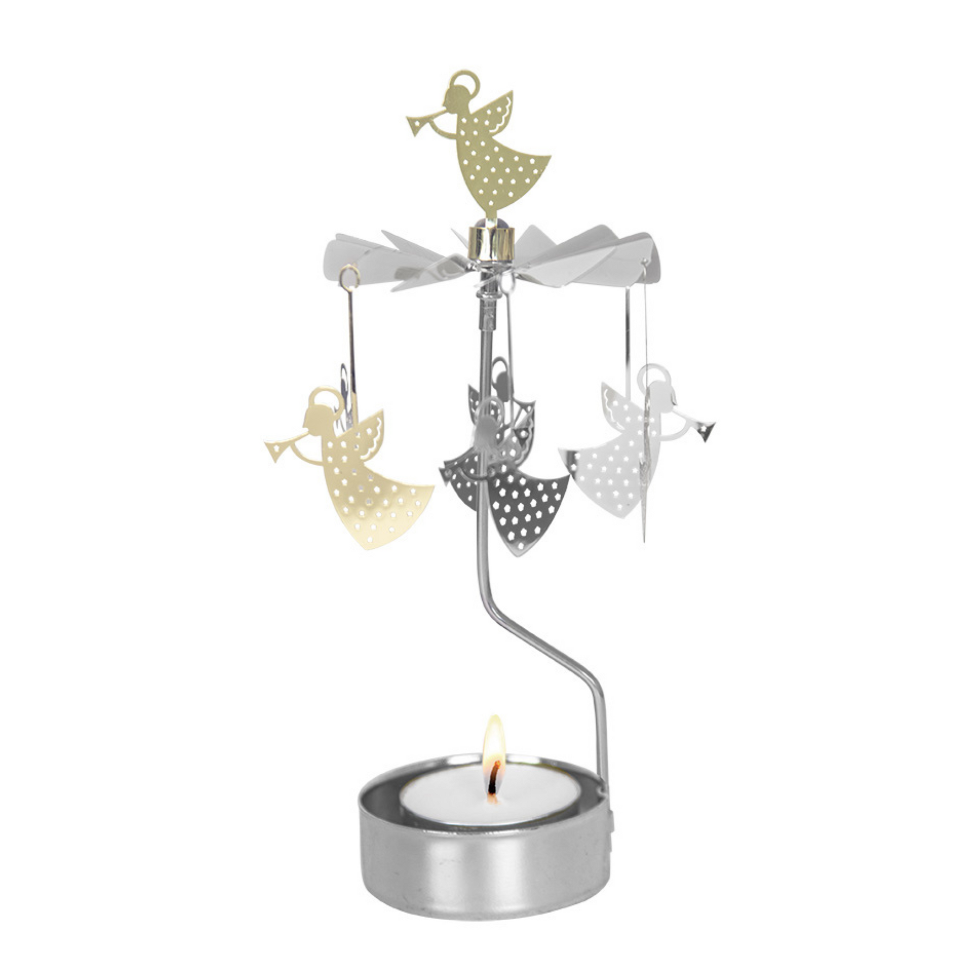 Rotating Candle Holder - Trumpet Angels – Scandinavian North Rotating Candle Holder - Trumpet Angels – Scandinavian North