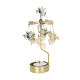 Rotating Candle Holder - Flying Angel Gold
