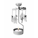 Rotating Candle Holder - Fox & Santa