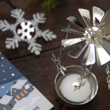 Rotating Candle Holder - Snowfall