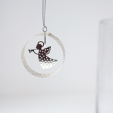 Round Angel Ornament
