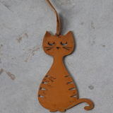 Rustic Cat Ornament