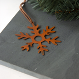 Rustic Snowflake Ornament