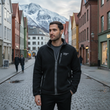 Sherpa Fleece Jacket - Black