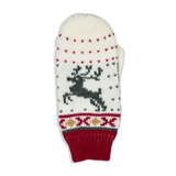 Snapp Knitted Mittens - White