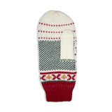 Snapp Knitted Mittens - White
