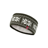 Snow Crystal Headband - Olive Green