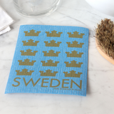 Amazing Swedish Dishcloth - Sweden Gold Crowns