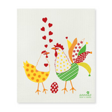 Amazing Swedish Dishcloth - Rooster & Hen