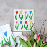 Amazing Swedish Dishcloth - Tulips