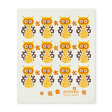 Amazing Swedish Dishcloth - Yellow Owls
