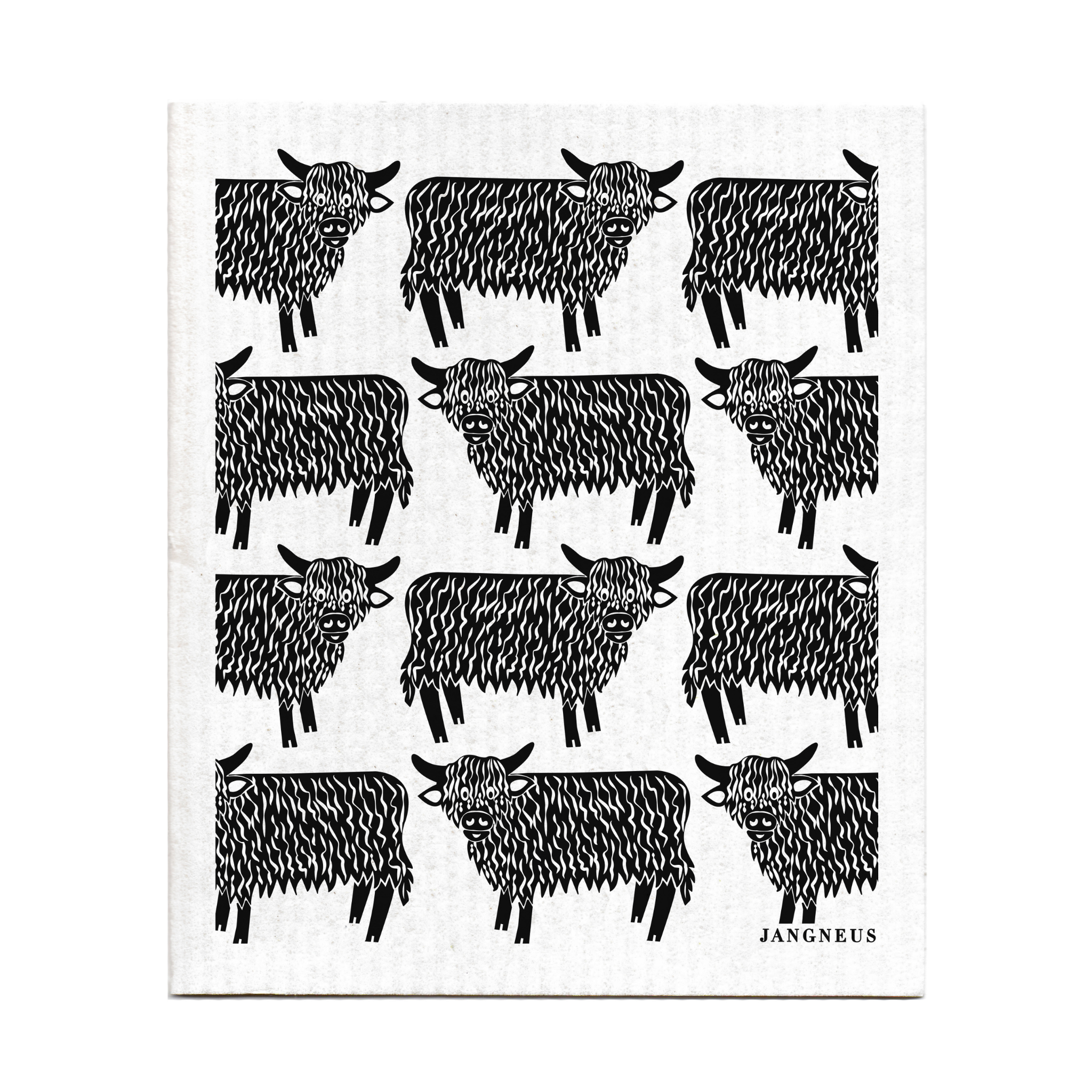 Amazing Swedish Dishcloth - Highland Cow