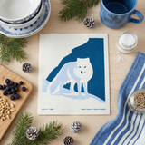 Amazing Swedish Dishcloth - Arctic Fox