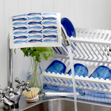 Amazing Swedish Dishcloth - Blue Sardines