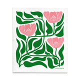 Amazing Swedish Dishcloth - Blush Pink Flower